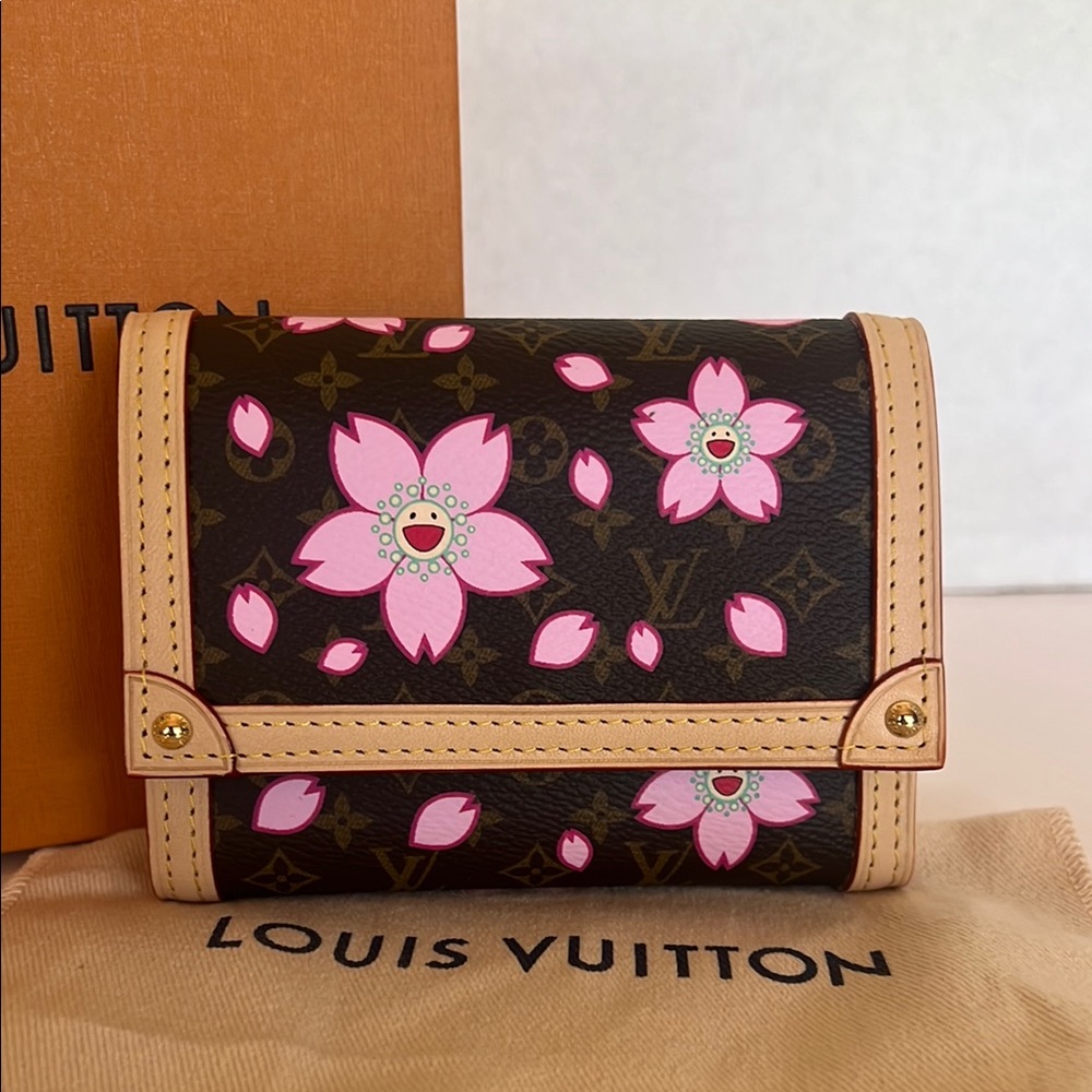 Louis Vuitton LV x TM Victorine Wallet Cherry Blossom